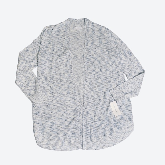 NEW CHARTER CLUB Curved-Hem Completer Longline Open Cardigan Sweater - Picture 2 of 5